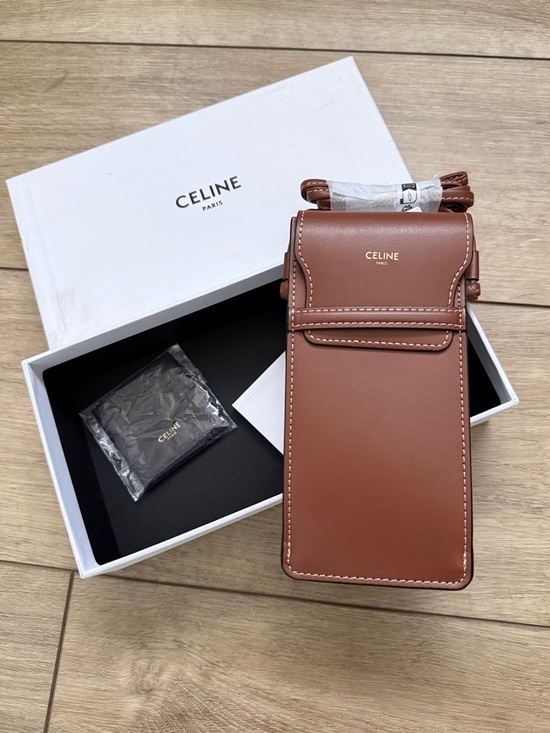 Celine Accessories - Celine Sunglass Case Brown Leather Box